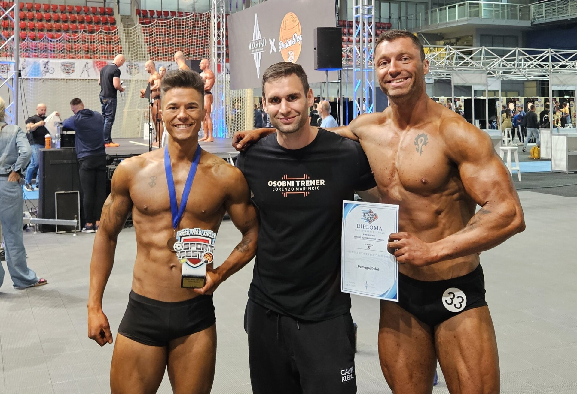 Pripreme online klijenata za natjecanje u bodybuildingu Sport Fest Poreč